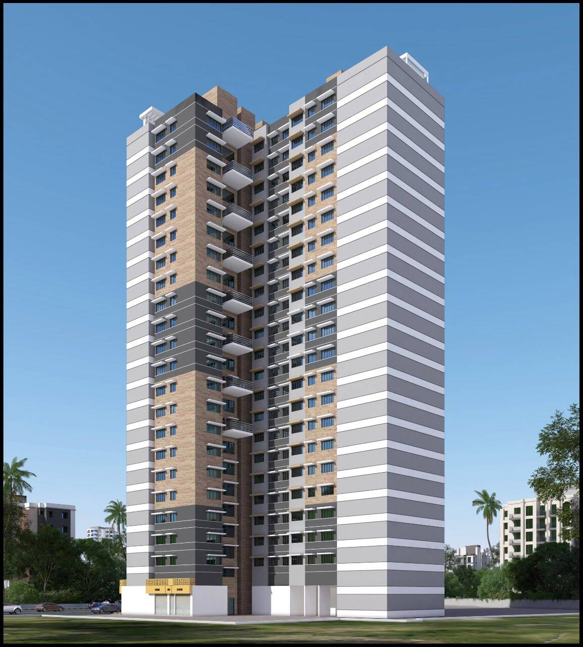 Elevation of Vardhman Habitat Elevation of Vardhman Habitat